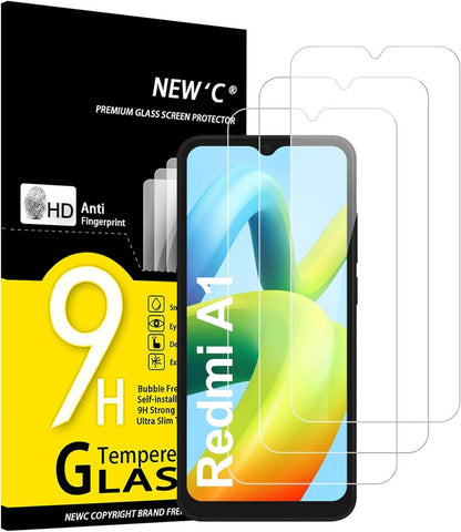 Panzer Schutzglas Xiaomi Redmi A1 A2 3er Set 9H Härte