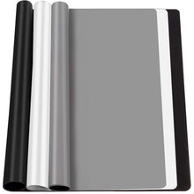 FANDAMEI Silikon Matte 30x40cm 3er Set Schwarz Hellgrau Pink