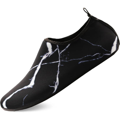 Wasserschuhe Damen Herren Schnelltrocknend Anti-Rutsch Schwarz Gr.36-46