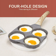 Bobikuke 4-Loch Pancake Pfanne Induktion Antihaft Aluminium