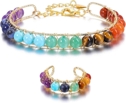 Chakra Armband Natürliche Edelstein Yoga Healing Reiki Energie