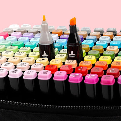 Alkohol Filzstifte Set 120 Marker Twin Manga Design Malerei