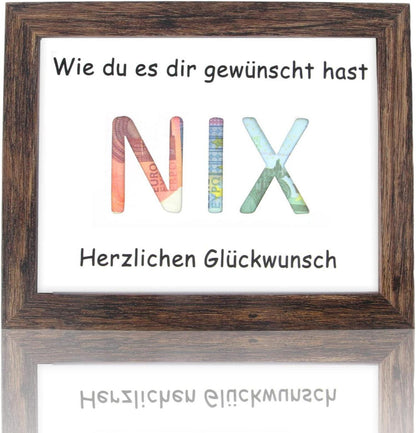 Geldgeschenk Verpackung NIX Kreative Geschenk Vintage-Stil