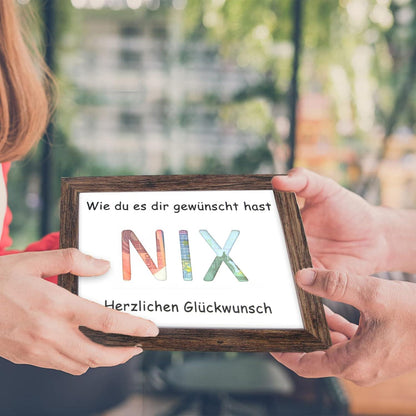 Geldgeschenk Verpackung NIX Kreative Geschenk Vintage-Stil