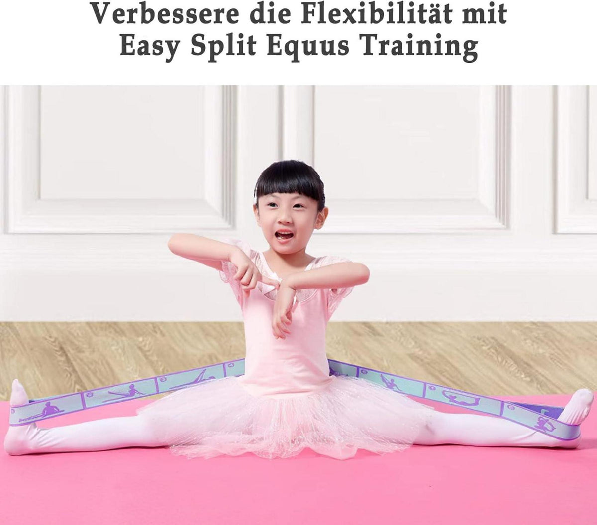 Yoga Gurt 2er Pack Stretching Fitnessband 8 Schlaufen