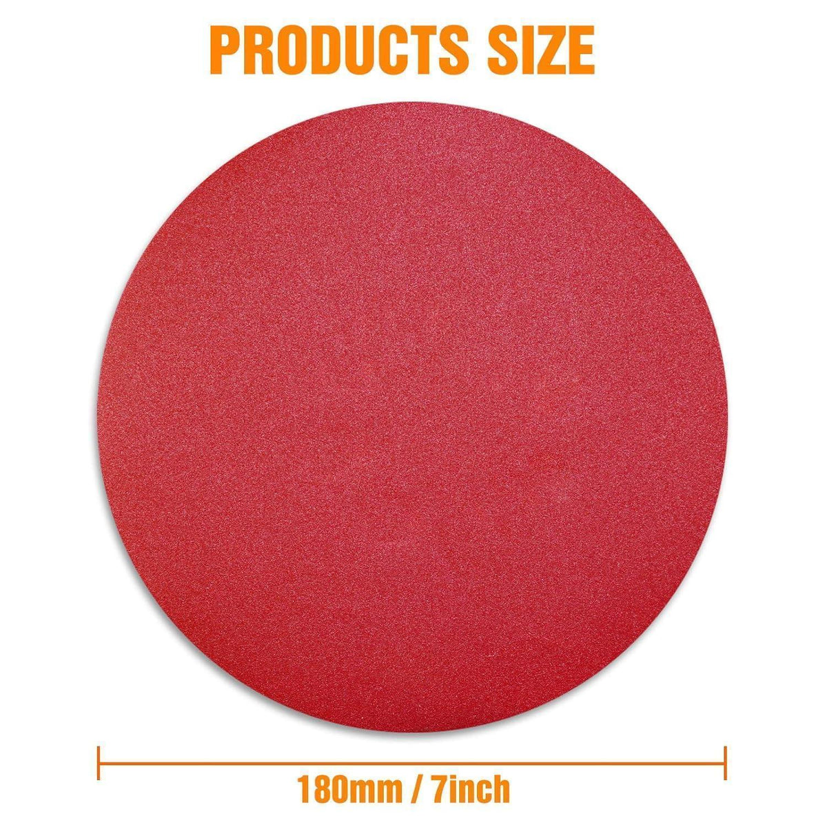 Schleifscheiben 180mm Klett 60 Stk. Körnung 40-320 für Trockenbauschleifer