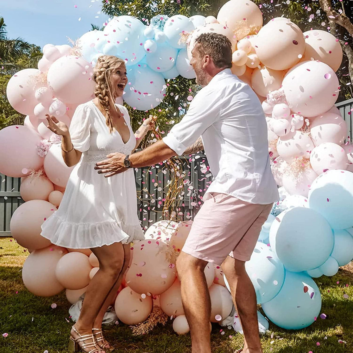 Luftballons Set Rosa 120 Stück Geburtstag Hochzeit Baby Party