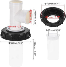 GEDEGOOK IBC Deckel Filter Regenwasserfilter 163mm Nylon