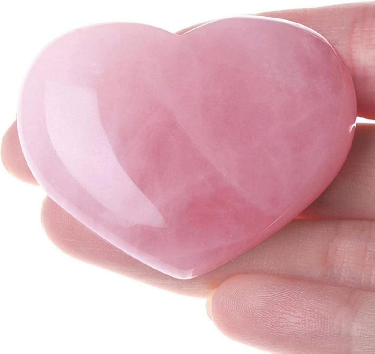 Kristall Herz Rosenquarz Heilkristalle Stein Valentinstag Geschenke
