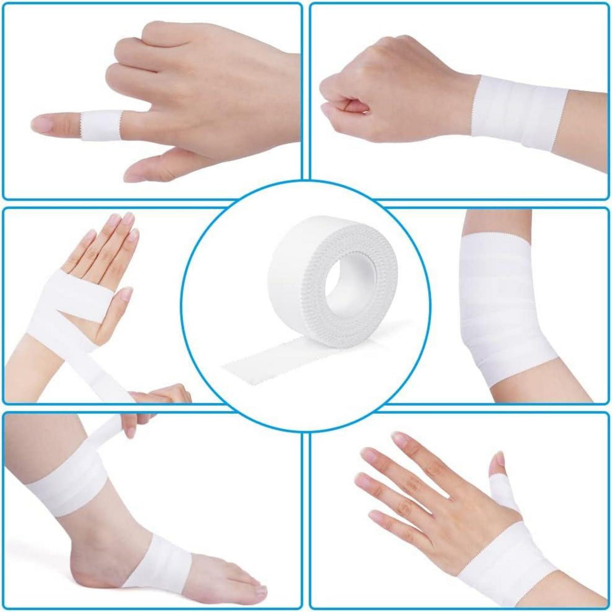 Kinesiotapes 6er Set Profi Physiotape 5m wasserfest hautfreundlich