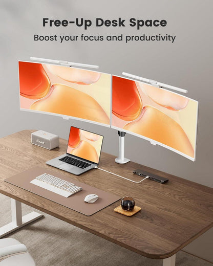 Monitor Halterung für 2 Monitore 13-32 Zoll VESA 75/100 Neigbar