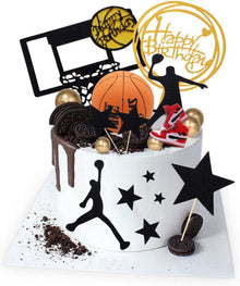 Basketball-Kuchendekoration 17 Stück Motiv Herren Jungen