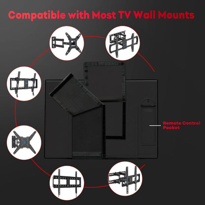 Outdoor TV Abdeckung 48-50 Zoll, Wasserdicht & UV-Schutz