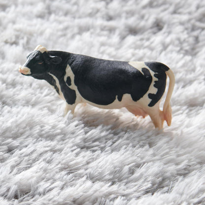 Plüsch Teppich Rund Wohnzimmer Schlafzimmer Mädchen Hellgrau Ø120 cm neu