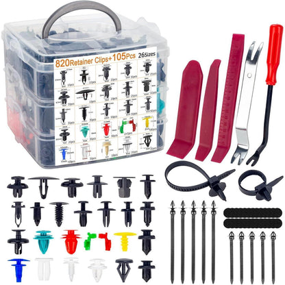 Auto Befestigung Clips Set 925 Teile mit Werkzeug