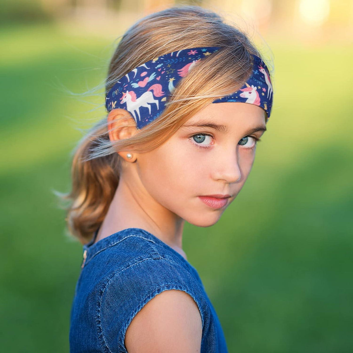 Stirnband Mädchen Kinder Einhörner Haarband Mix 5