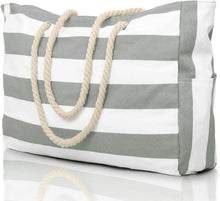 Strandtasche Wasserdicht mit Reißverschluss, Grosse Einkaufstasche
