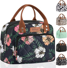 Isolierte Lunchtasche für Arbeit Erwachsene Kühltasche Floral