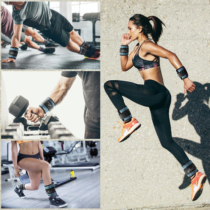 Verstellbare Knöchel- und Handgelenkgewichte für Fitness