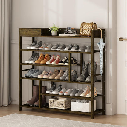 Mafalion Bambus Schuhregal 6 Tier Shoe Storage Organizer
