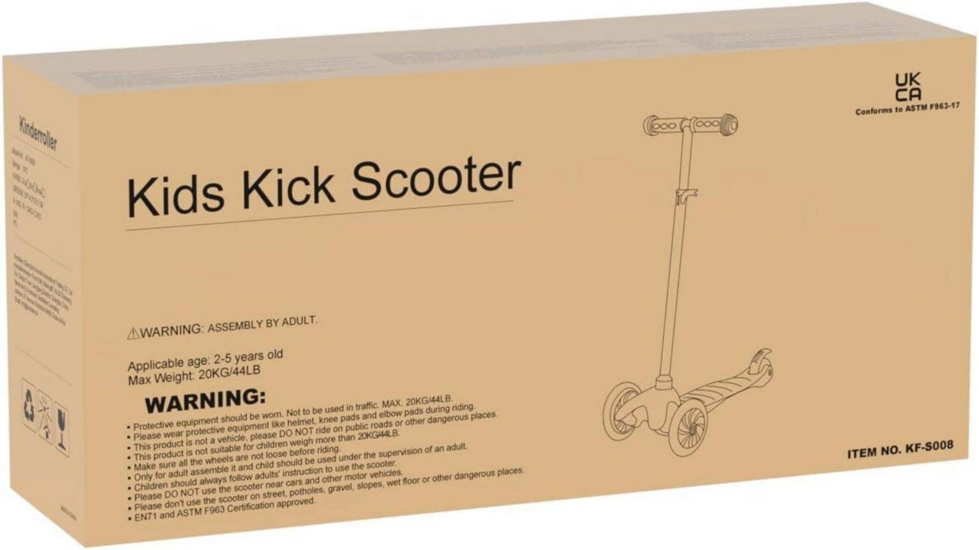 XJD Kinderroller Kinderscooter LED Rädern Richtungssperre verstellbare Lenkerhöhe Rot