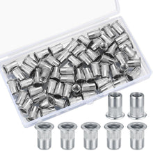 60 Stk M6 Nietmuttern Edelstahl Sortiment mit Box