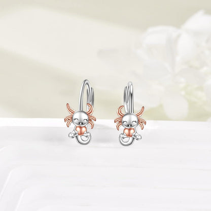 925 Silber Einhorn Faultier Axolotl Ohrringe für Damen