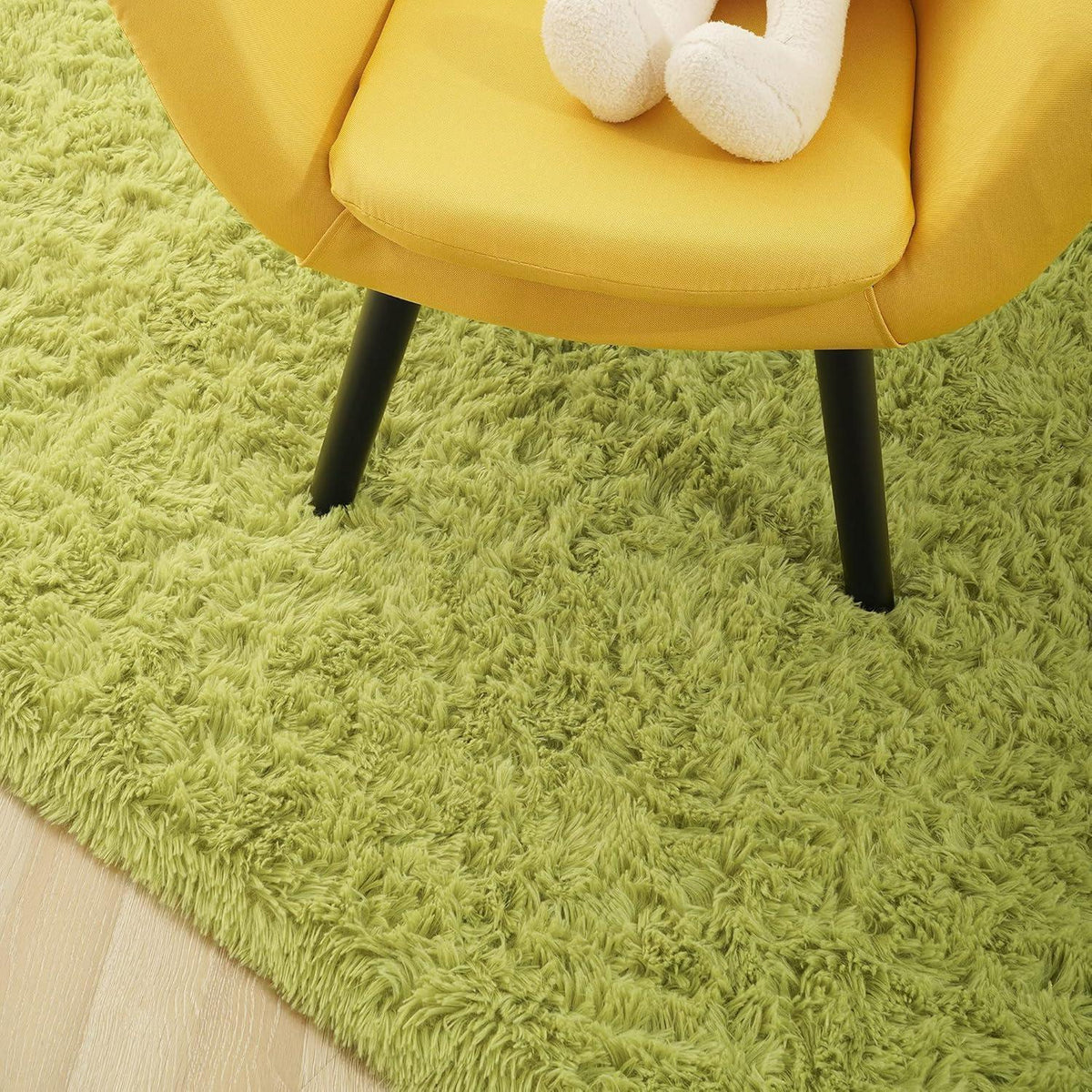 Weicher Hochflor Shaggy Teppich Grün 200 x 300 cm