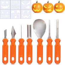 Halloween Kürbis Schnitzset 7-teilig DIY Dekoration Edelstahl