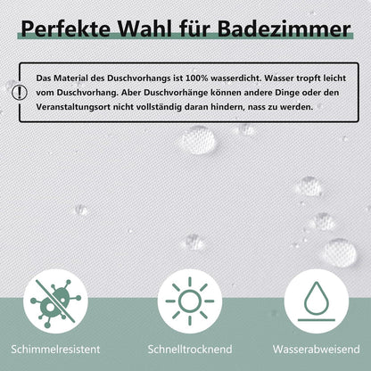 Duschvorhang 120x200 cm Anti-schimmel PVC Waschbar