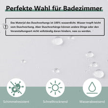 Duschvorhang 180x200cm Anti-schimmel PVC Wasserdicht