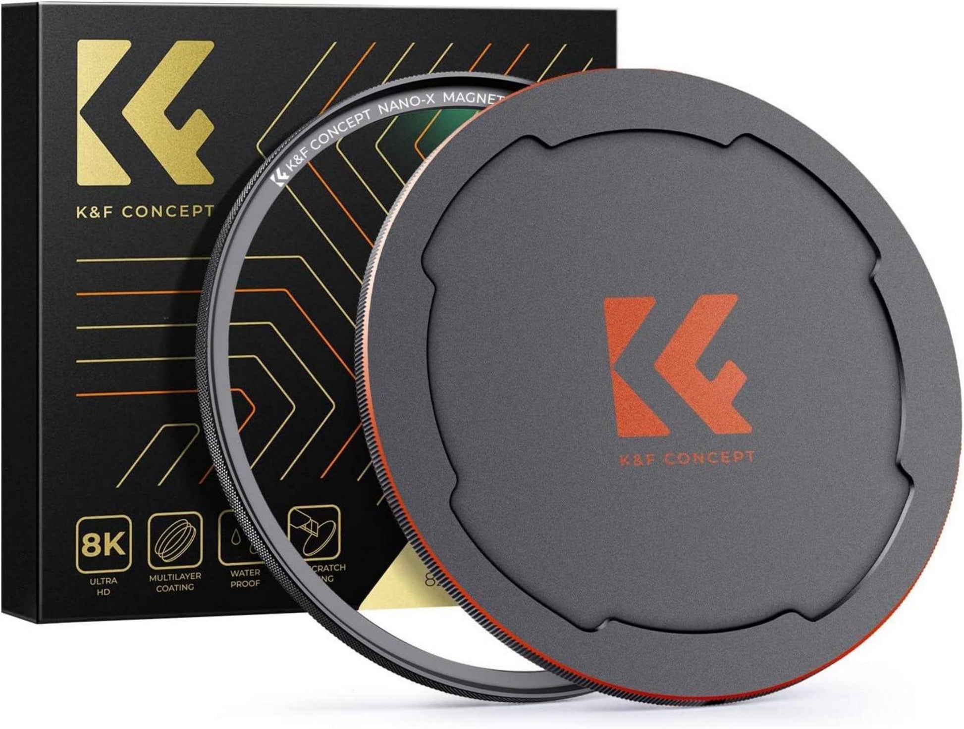 49MM Magnetischer MCUV Filter + 2-in-1 Objektivdeckel Kit