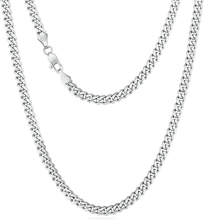 Edelstahl Panzerkette mit Diamantschliff 14K Gold Cuban Link Chain