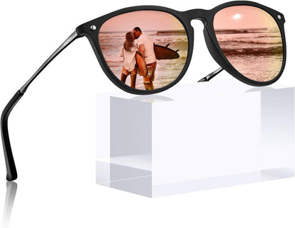 Polarisierte Vintage Sonnenbrille mit UV400 Schutz und Ultraleichtem