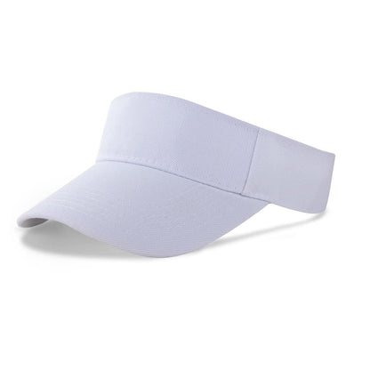 Visor Cap atmungsaktiv – Sportliche Sommerkappe für Damen & Herren (Weiß)