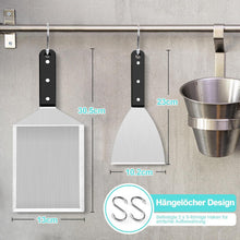 HaWare Edelstahl Grillspachtel Set für Smash Burger - 2er