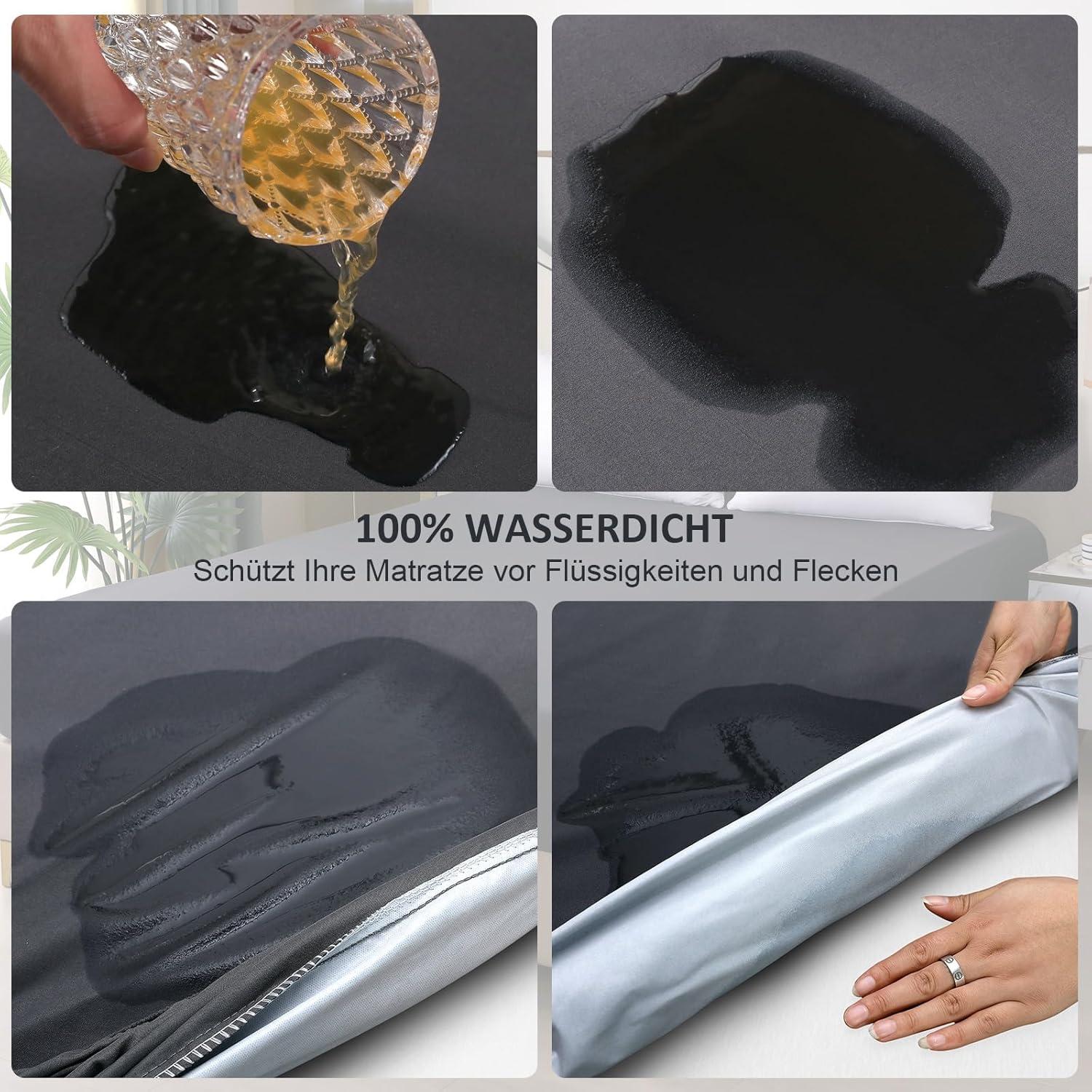 Wasserdichter Matratzenschoner Nässeschutz Atmungsaktiv 90x200cm