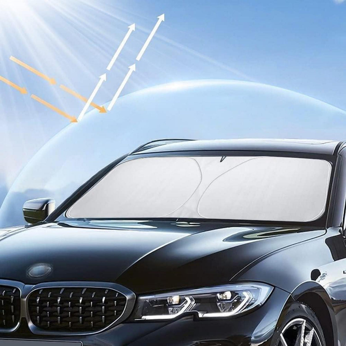 Auto Frontscheiben Sonnenschutz 142x80cm – UV Schutz & Kühlung
