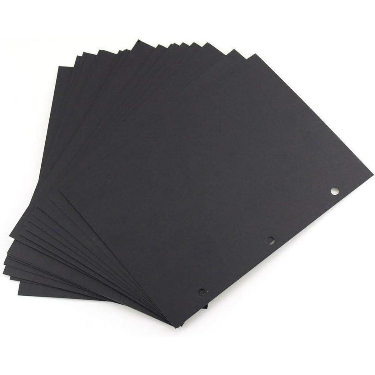 Nachfüllseiten für Scrapbooking Album 28x21cm, 20 schwarze Seiten