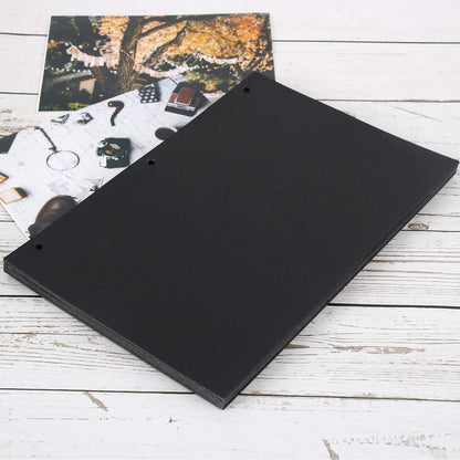 Nachfüllseiten für Scrapbooking Album 28x21cm, 20 schwarze Seiten