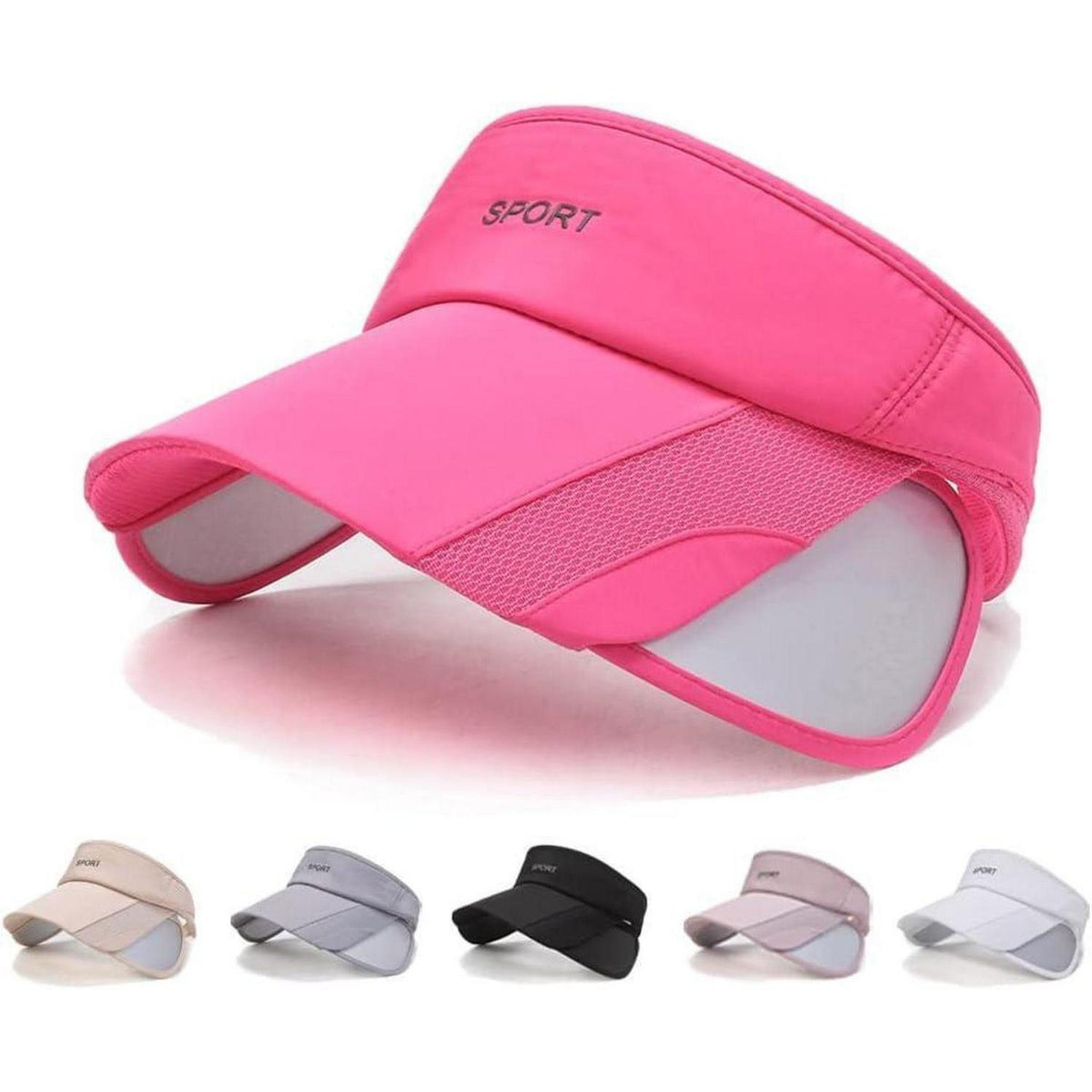 Visor Cap Damen Herren mit Einziehbarer Krempe – UV-Schutz