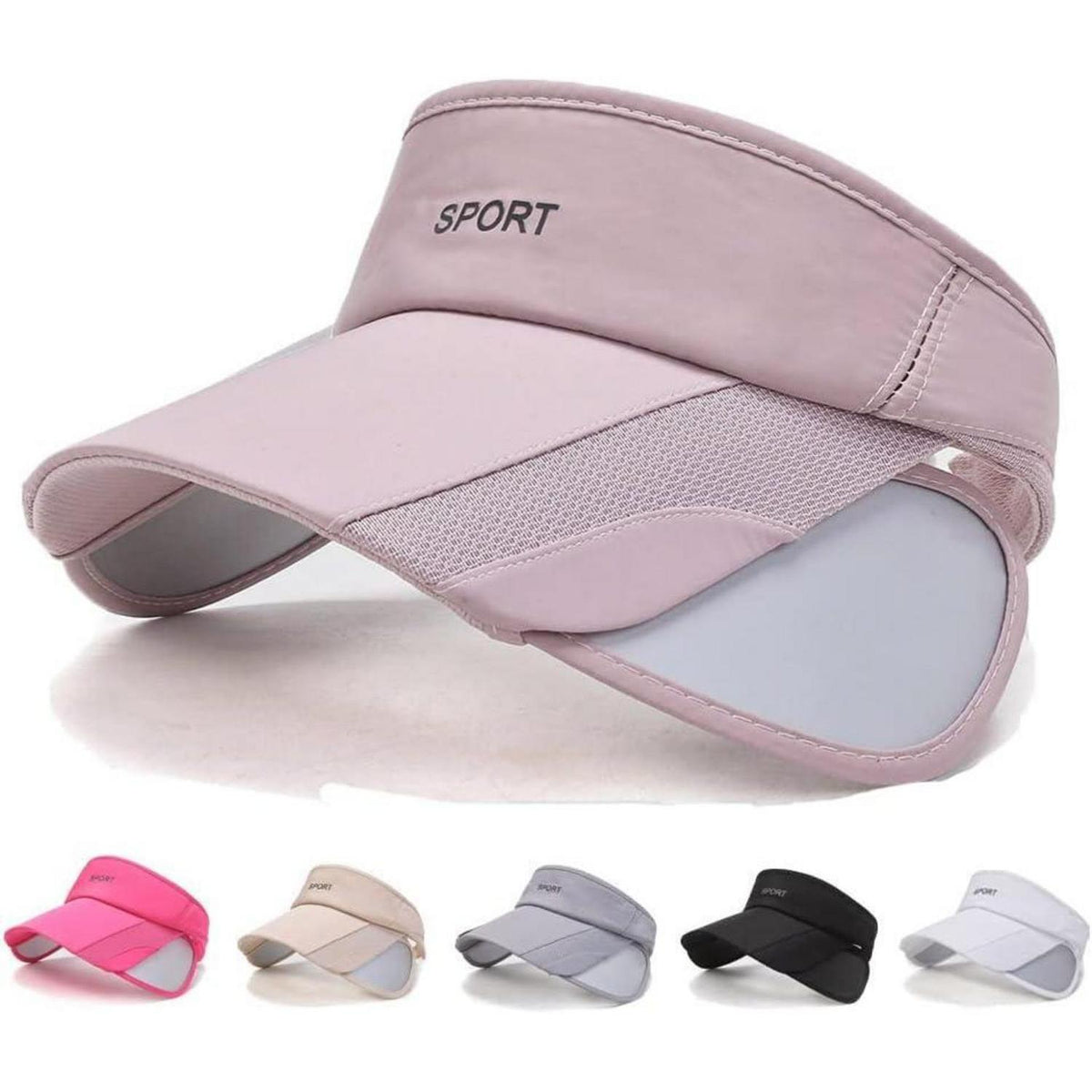 Visor Cap Damen Herren mit Einziehbarer Krempe – UV-Schutz