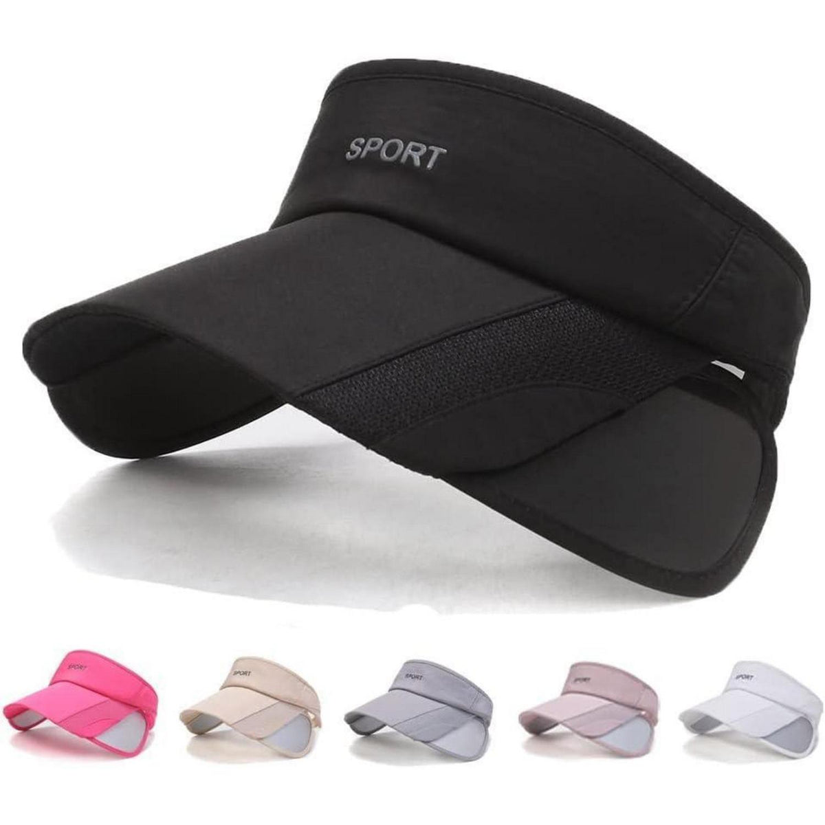 Visor Cap Damen Herren mit Einziehbarer Krempe – UV-Schutz