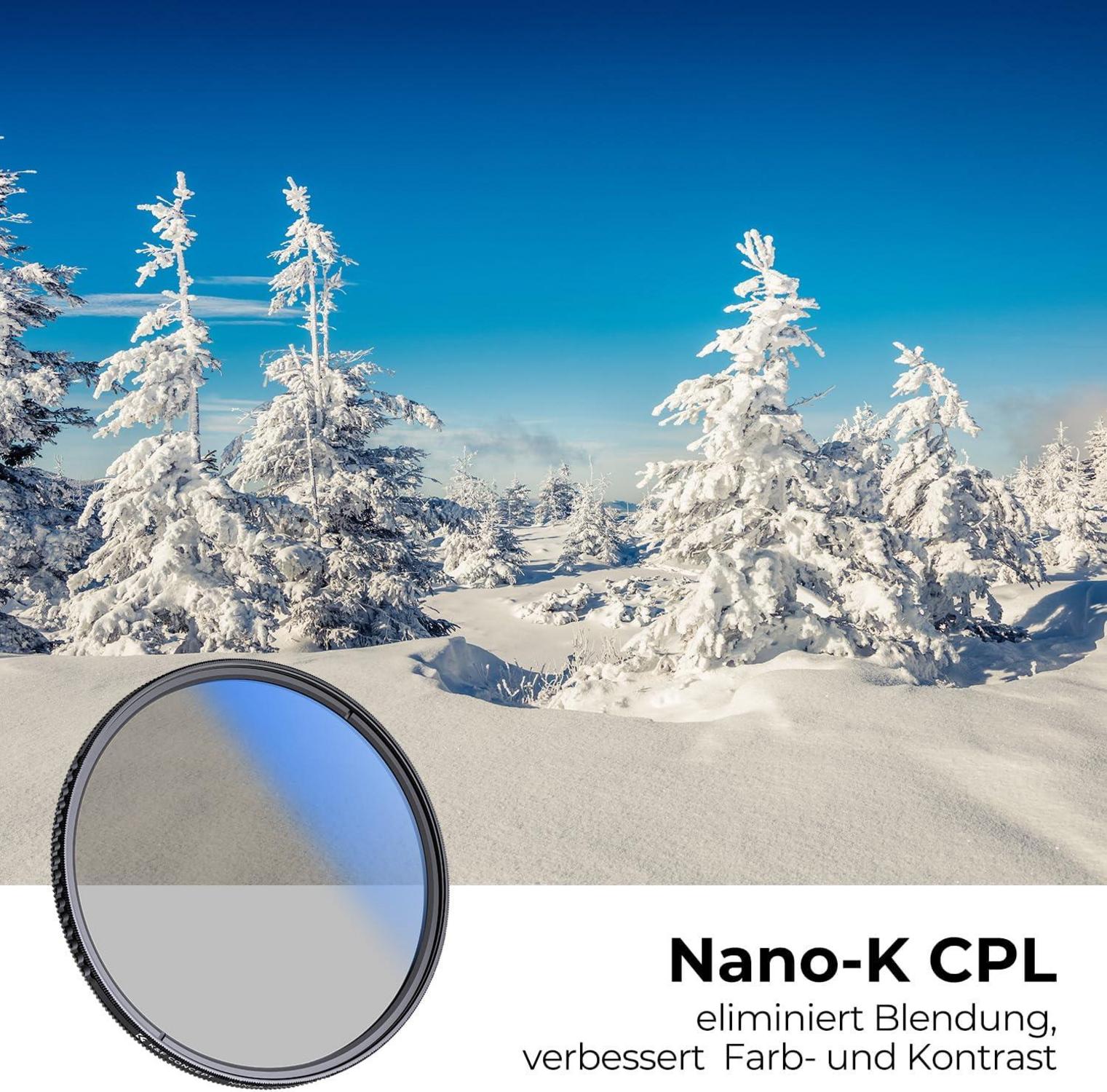82mm Slim Zirkularer Polfilter CPL Filter für