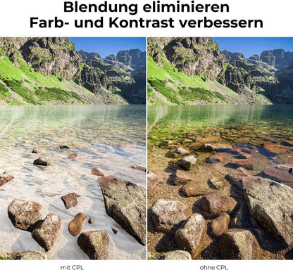 82mm Slim Zirkularer Polfilter CPL Filter Optisches Glas für Kamera