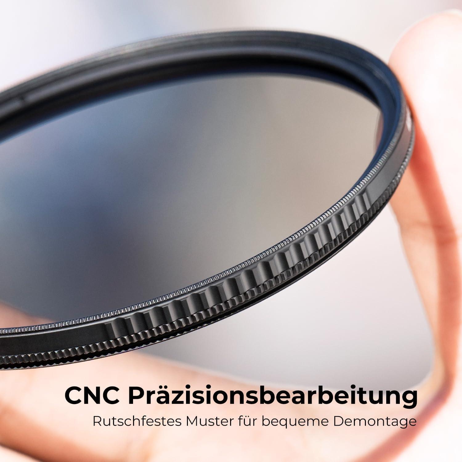 82mm Slim Zirkularer Polfilter CPL Filter Slim mit Glas & Aluminium