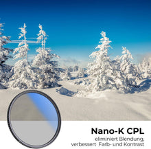 K&F Concept 49mm Slim Zirkularer Polfilter CPL Optisches