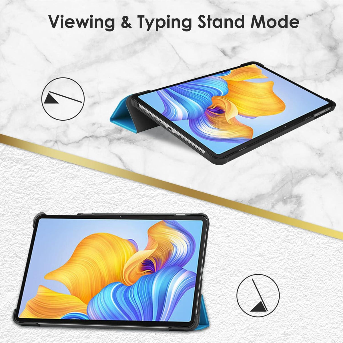 Slim Ständer Hülle für Honor Pad 8 12-Zoll Tablet Blau