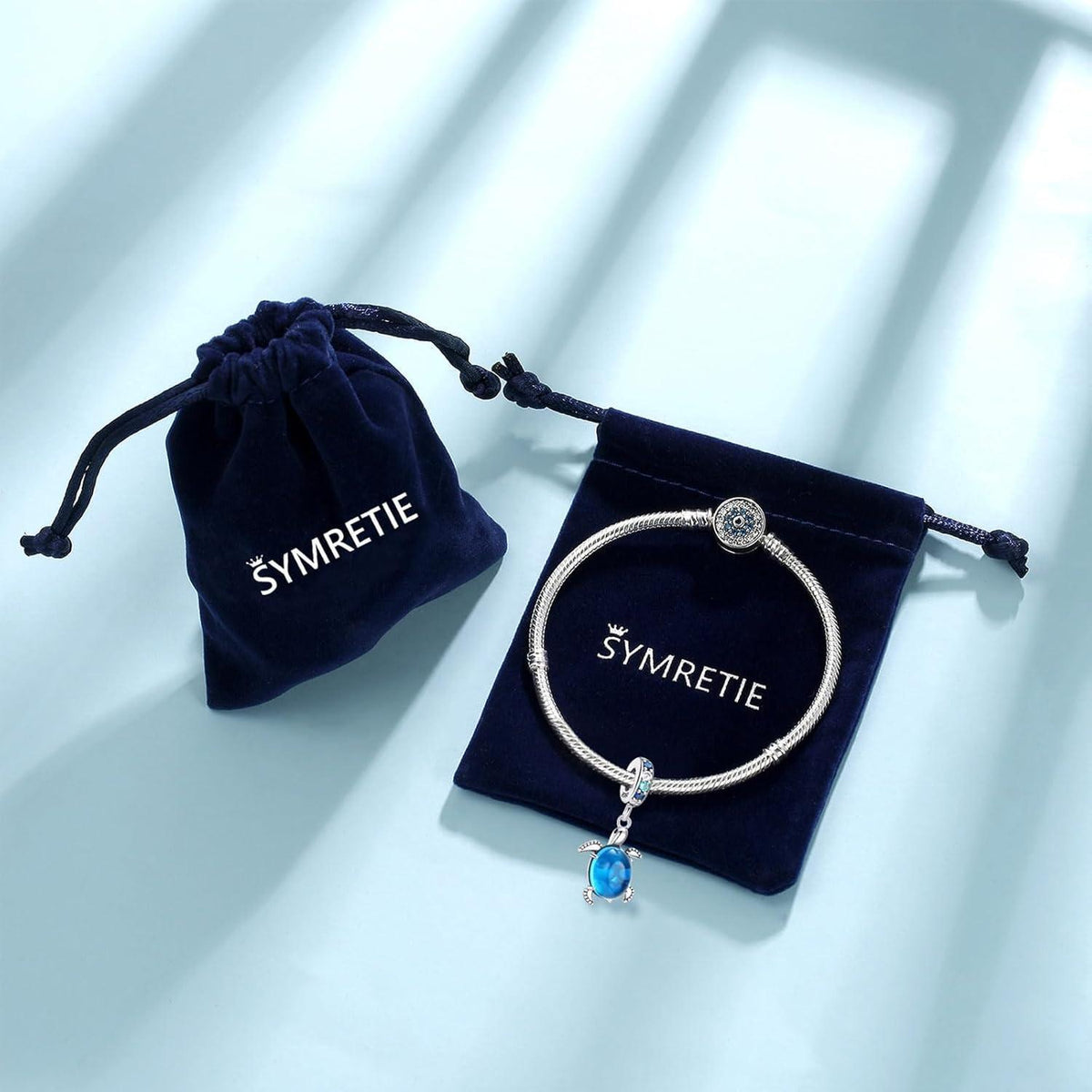 925 Sterling Silber Schildkröte Charm Anhänger für Damen Armband Halskette