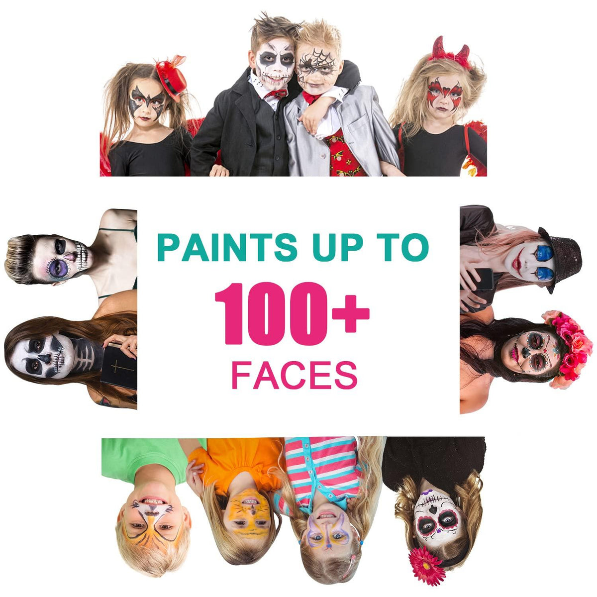 Profi-Schminke Gesichtsbemalung Aqua Farben Fasching Halloween Rot
